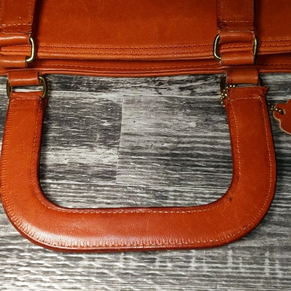 Rare Bonnie Cashin Rust Watermelon tote - Picture 9 of 11